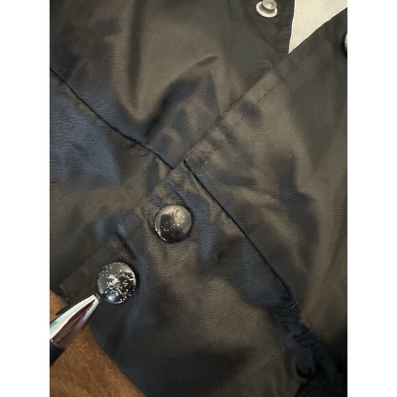 Hartwell Jacket Mens XL Black Nylon Satin Bomber Embroidered Deer Hunter Vintage - Picture 4 of 15